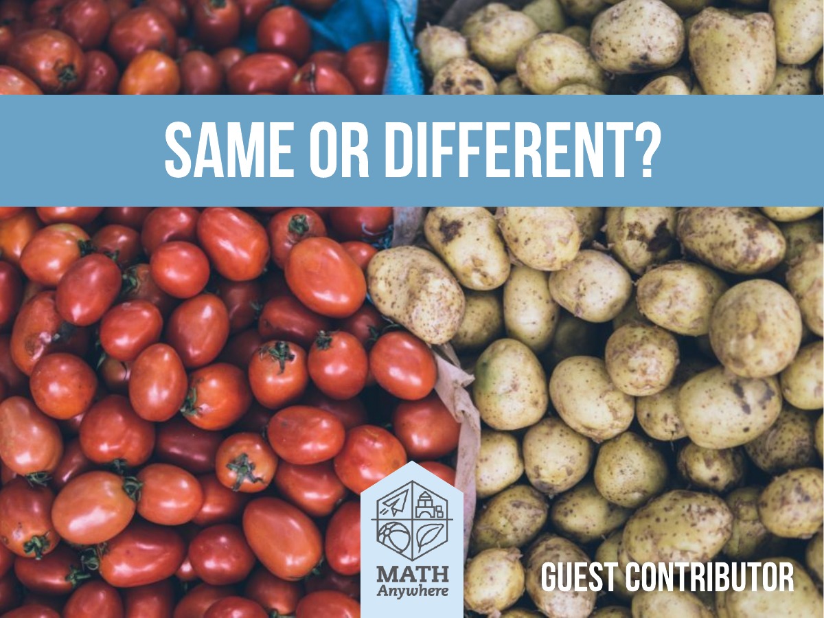 Same or Different? Guest contributor